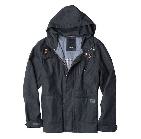 Mens Canvas Hooded Jacket - 5529 - AS Colour US