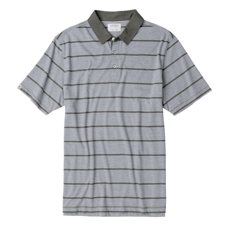 Yarn Dyed Stripe Knit Polo image