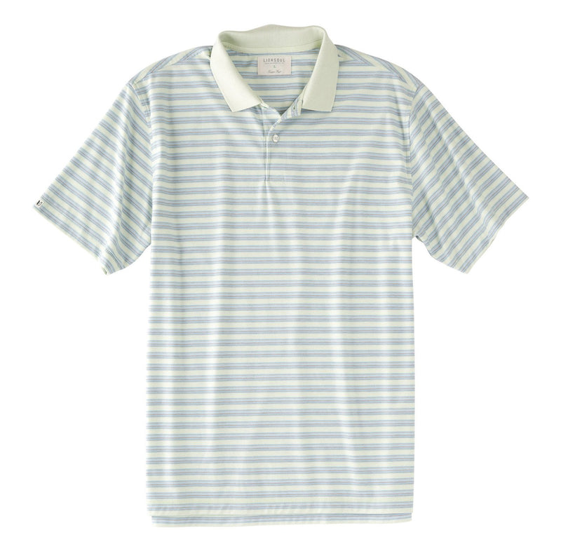 Micro Yarn Dyed Stripe Rib Collar Short Sleeve Shirt image
