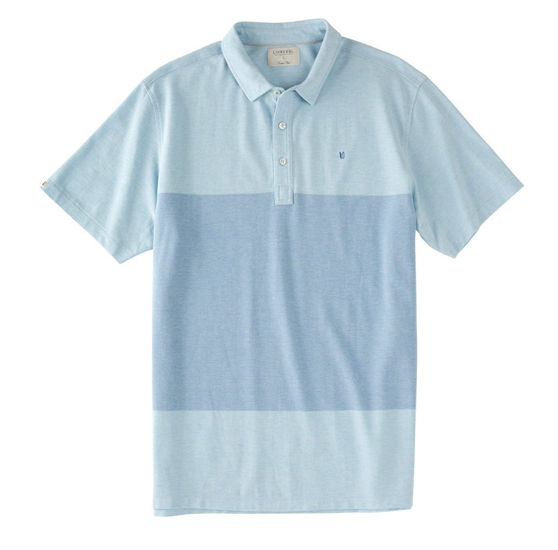 Color Block Pique Stripe Short Sleeve Shirt image