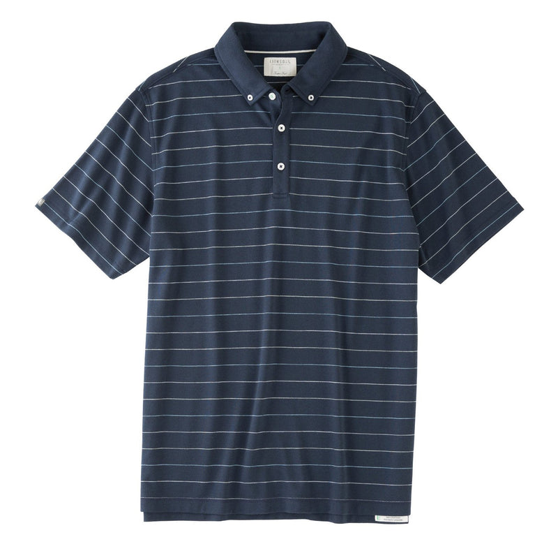 Novelty Cotton Short Sleeve Stripe Polo image