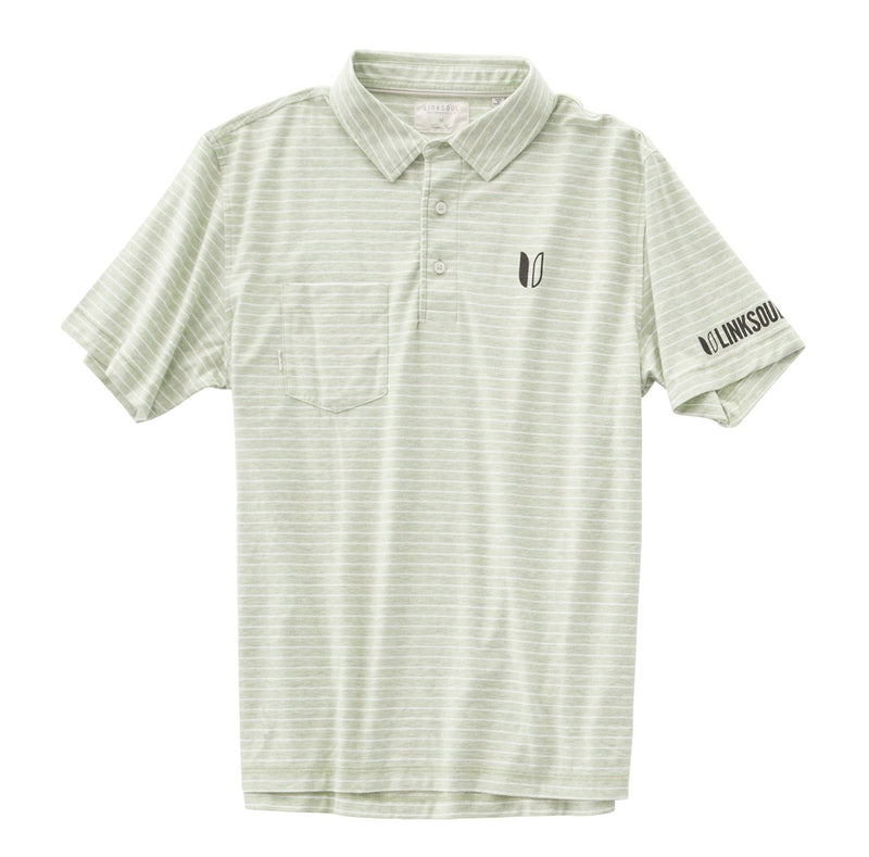 Tour Logo Heathered Yarn Dyed Stripe Short Sleeve Shirt image