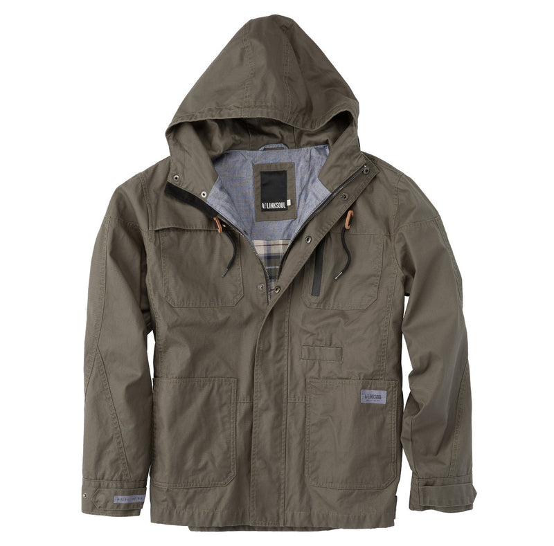 Waxed Canvas Fully Hooded Jacket image