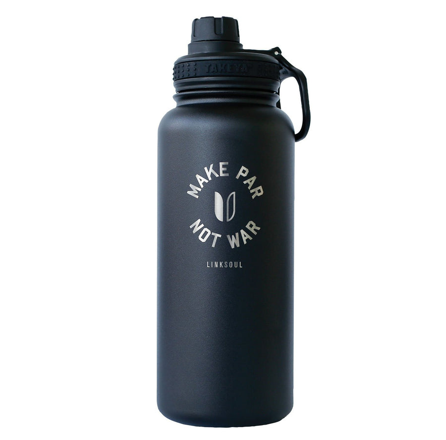 Make Par, Not War Water Bottle by Takeya 32 oz. – Linksoul Test