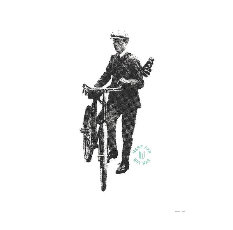 Bike Boy Art Print image