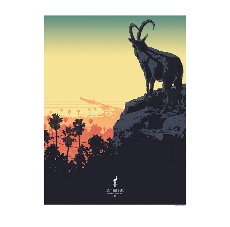 King Goat Art Print image