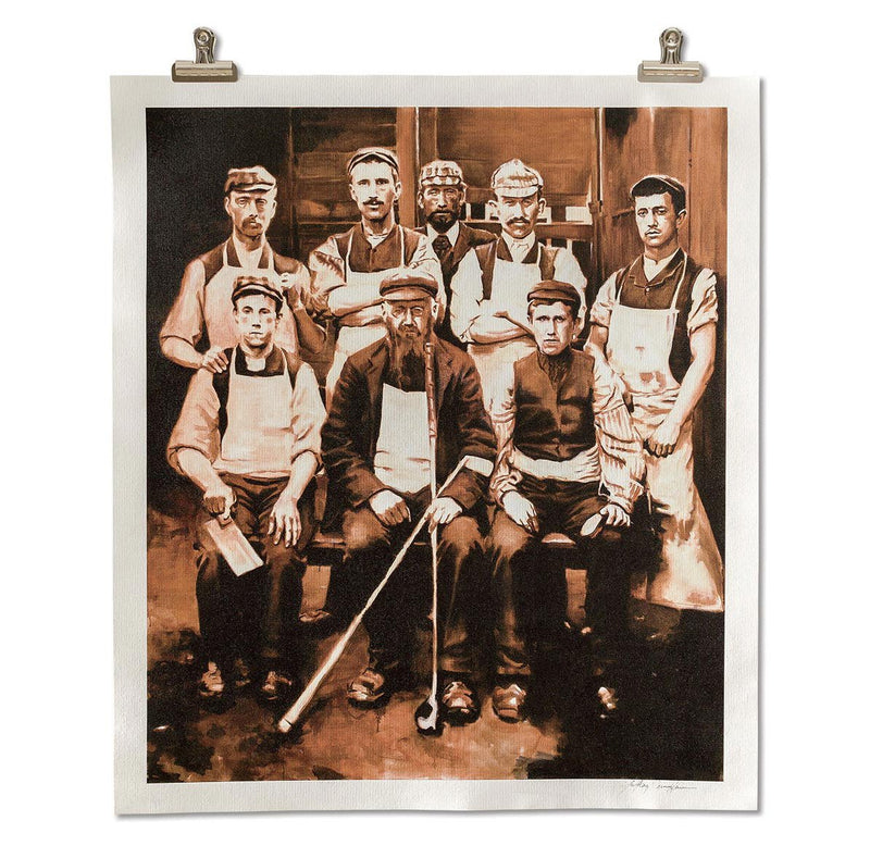 THE CLUBSMITHS PRINT BY GEOFF CUNNINGHAM image